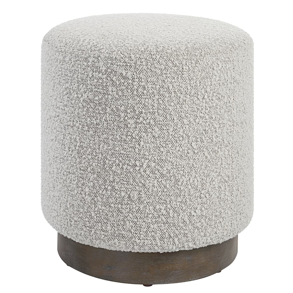 Uttermost Avila Light Grey Ottoman
