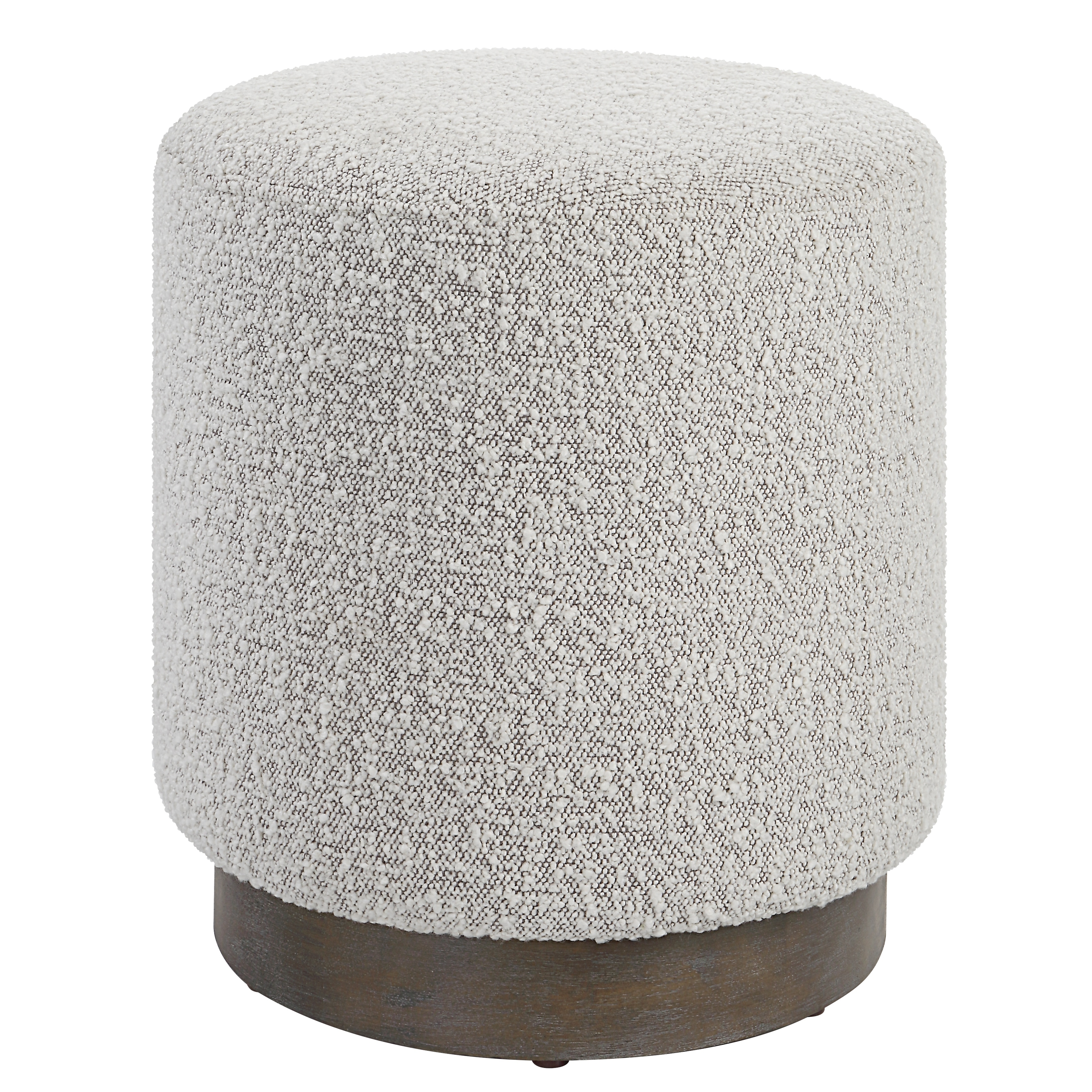 Uttermost Avila Light Grey Ottoman