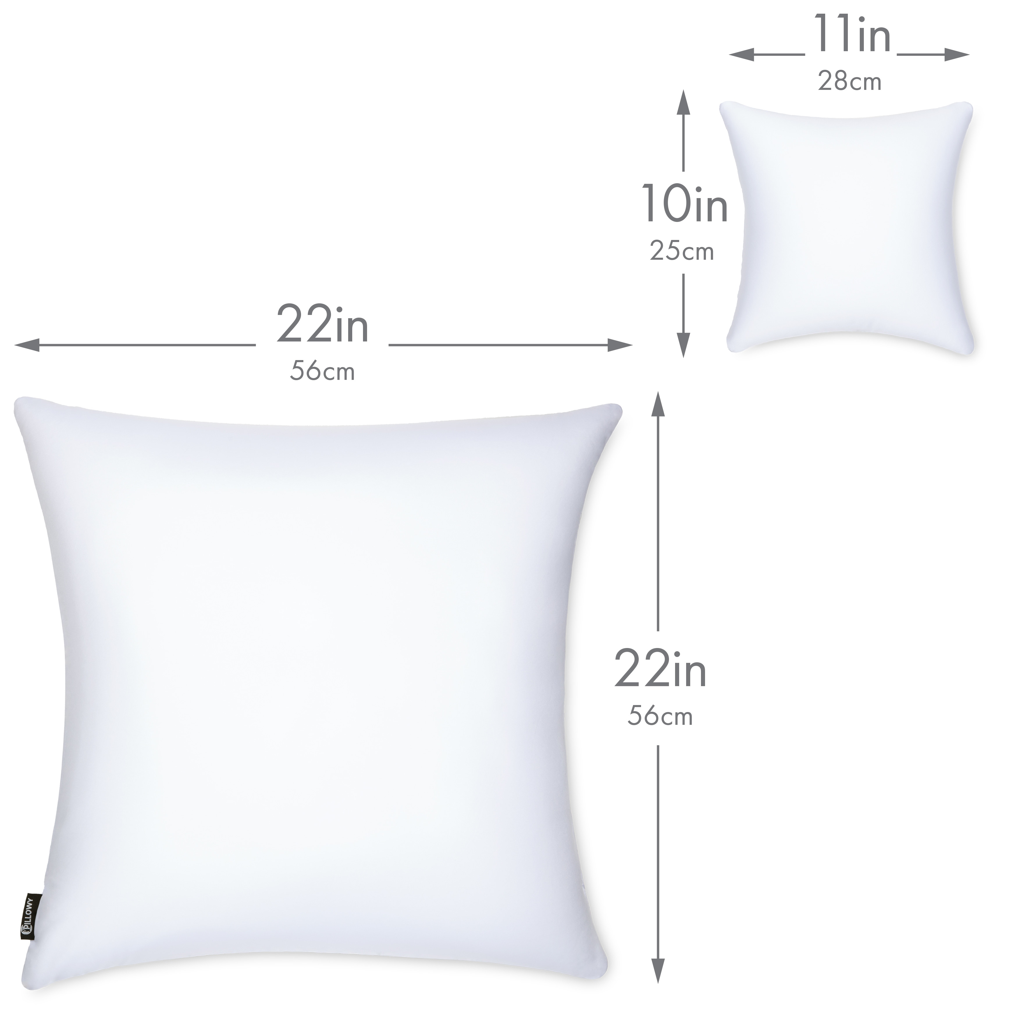 square microbead pillow