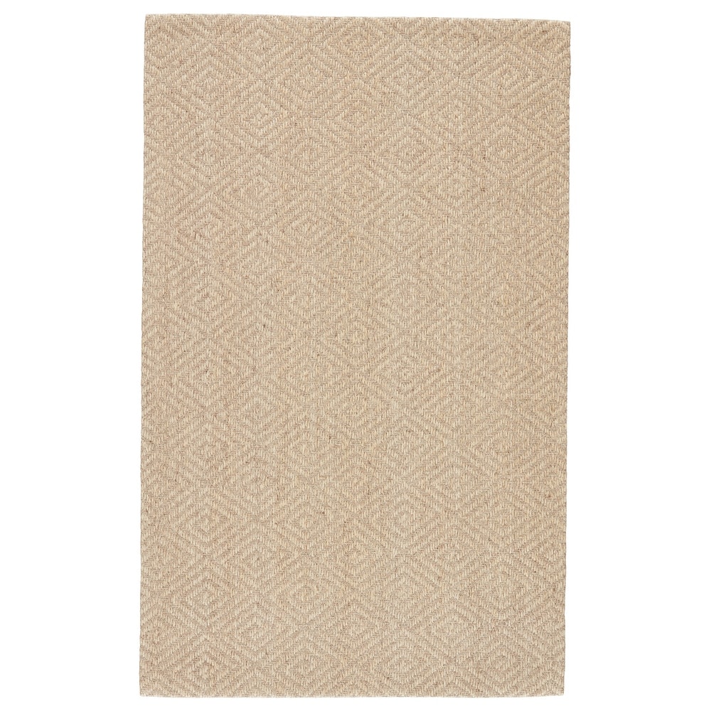 Rios Natural Geometric Grey Area Rug