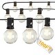 preview thumbnail 10 of 11, 100FT Waterproof LED Patio String Lights with 50 Shatterproof G40 Bulbs