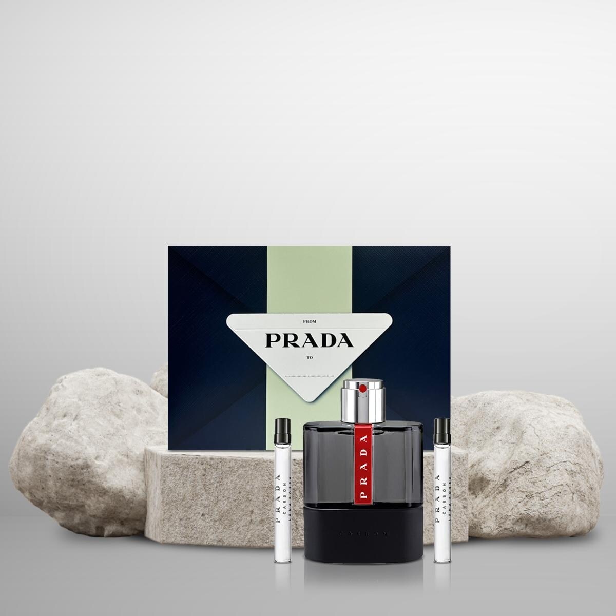 Prada Luna Rossa Carbon Eau de Toilette Gift Set for Men