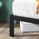 preview thumbnail 4 of 8, Priage by ZINUS Black Metal Platform Bed Frame w/ Headboard