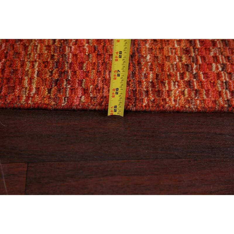 Geometric Contemporary Oriental Moroccan Area Rug Wool Handmade - 5'3" x 7'6"