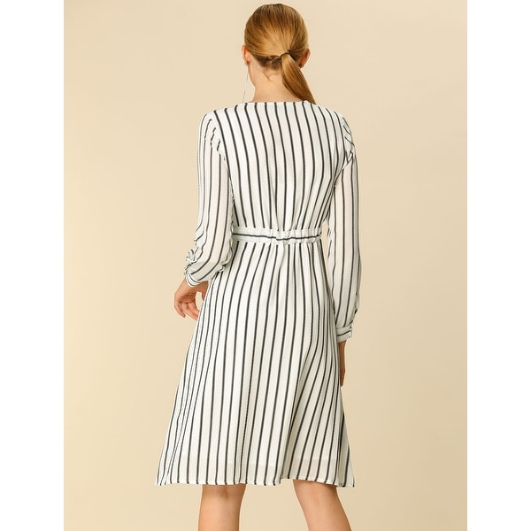 womens casual wrap dress