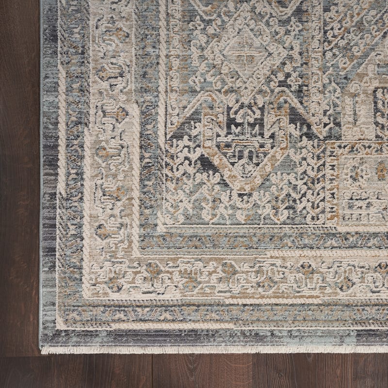 Nourison Nyle Vintage Persian Medallion Boho Area Rug