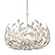 preview thumbnail 1 of 9, Crystorama Lighting Group 566 Broche 5 Light 23" Wide Taper Candle Antique Silver