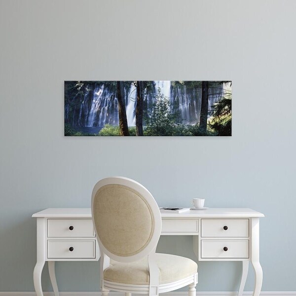 Easy Art Prints Panoramic Images's 'Waterfall in a forest, McArthur