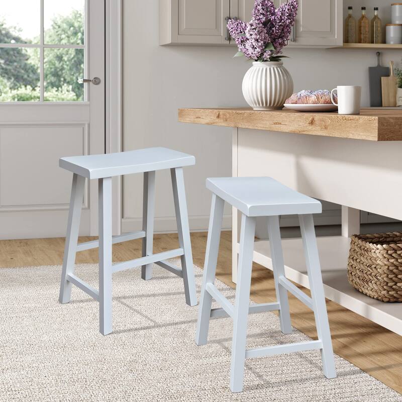 Saddle Seat Counter Height Stool - 24 in. Seat Height