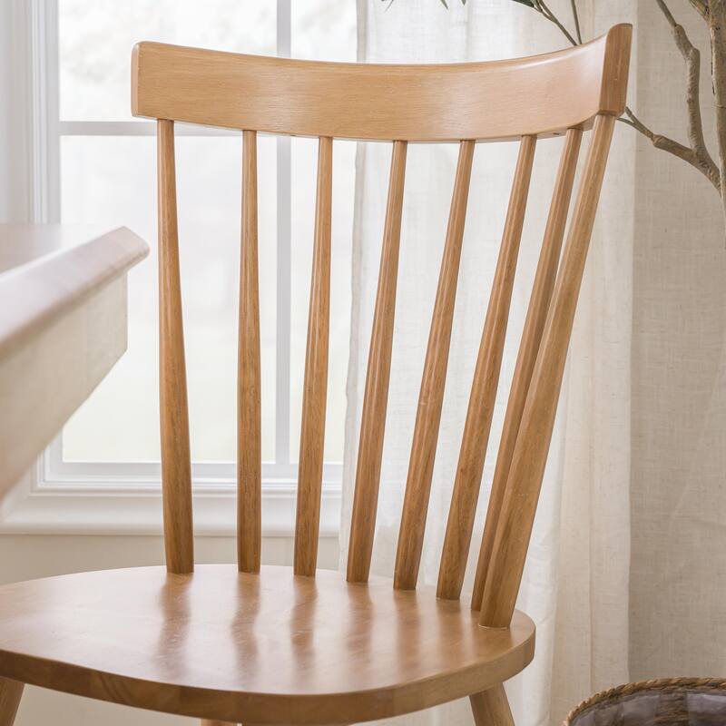 Bush Furniture Windsor High Back Spindle Dining Chairs - Set of 2