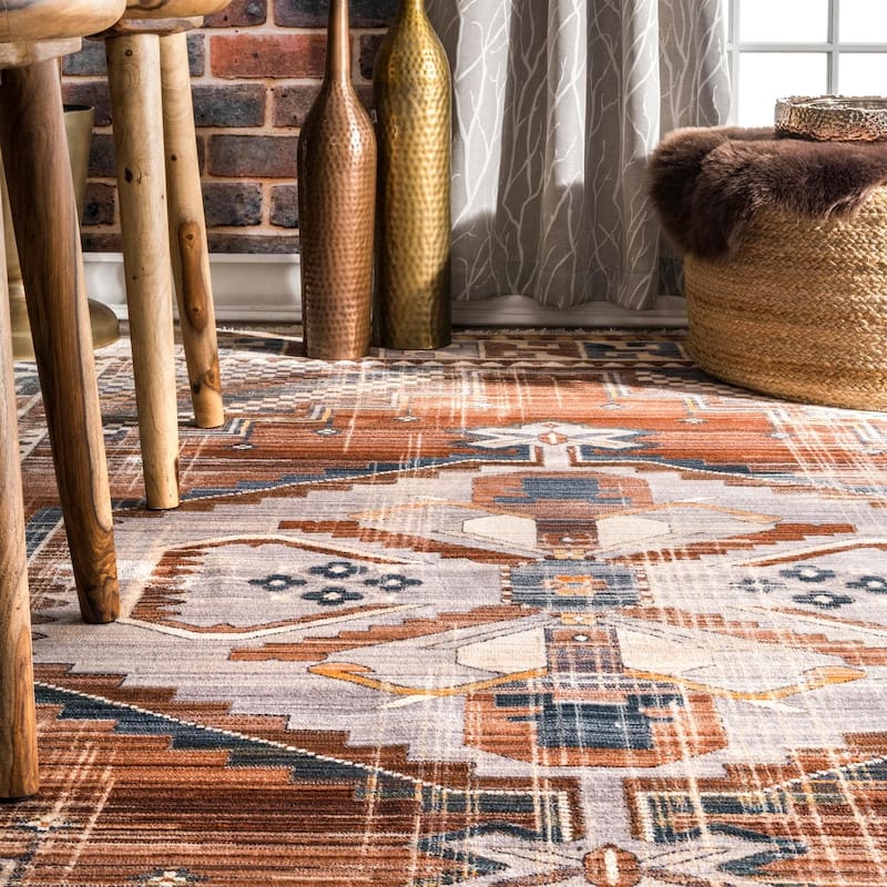 Nuloom Vintage Deborah Tassel Area Rug