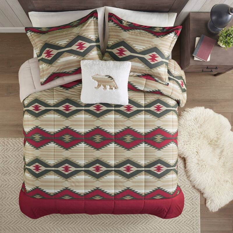 Woolrich Emmet Creek Down Alternative Comforter Set with Throw Pillow