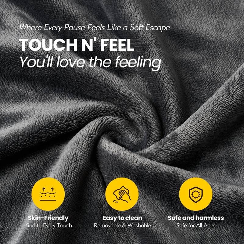 OVIOS Plush Wrapped Lounger Sofa With Ottoman