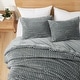 preview thumbnail 19 of 27, Flannel Fleece Plush Fuzzy Comforter Set Fluffy Winter Bedding Set with 2 Pillowcases