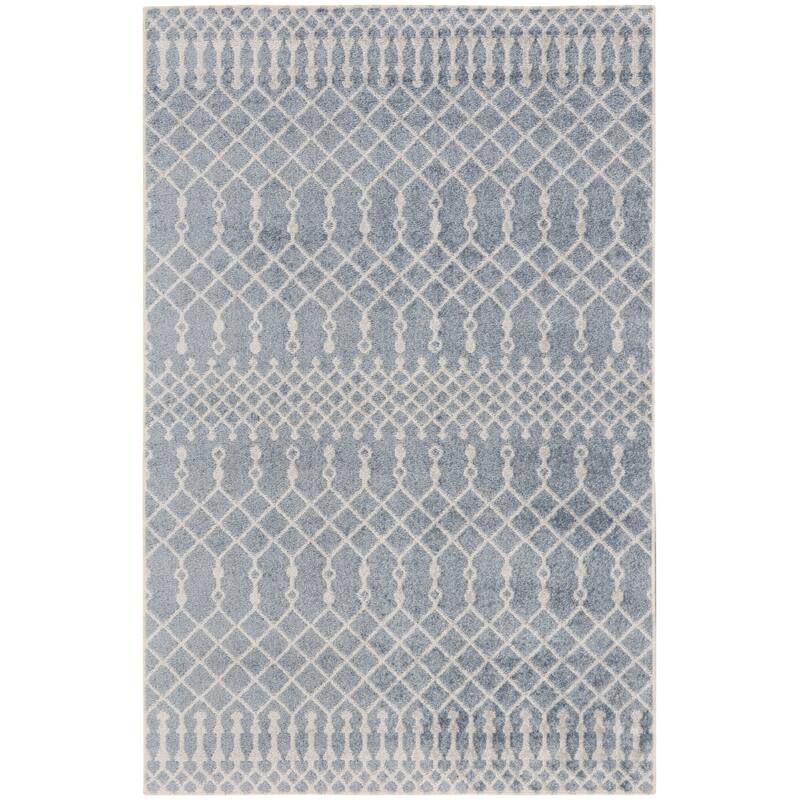 HomeRoots Moroccan Bohemian Rectangle Area Rug - 60.00 in. x 39.00 in. x 0.25 in.