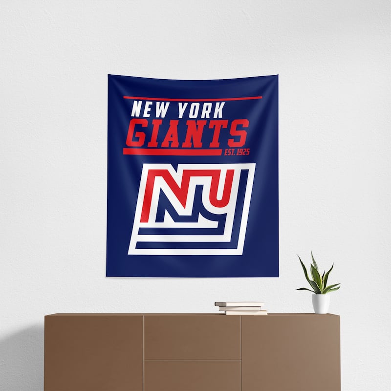 NFL New York Giants 40 YD Dash Legacy Wall Hanging - 34"x40"