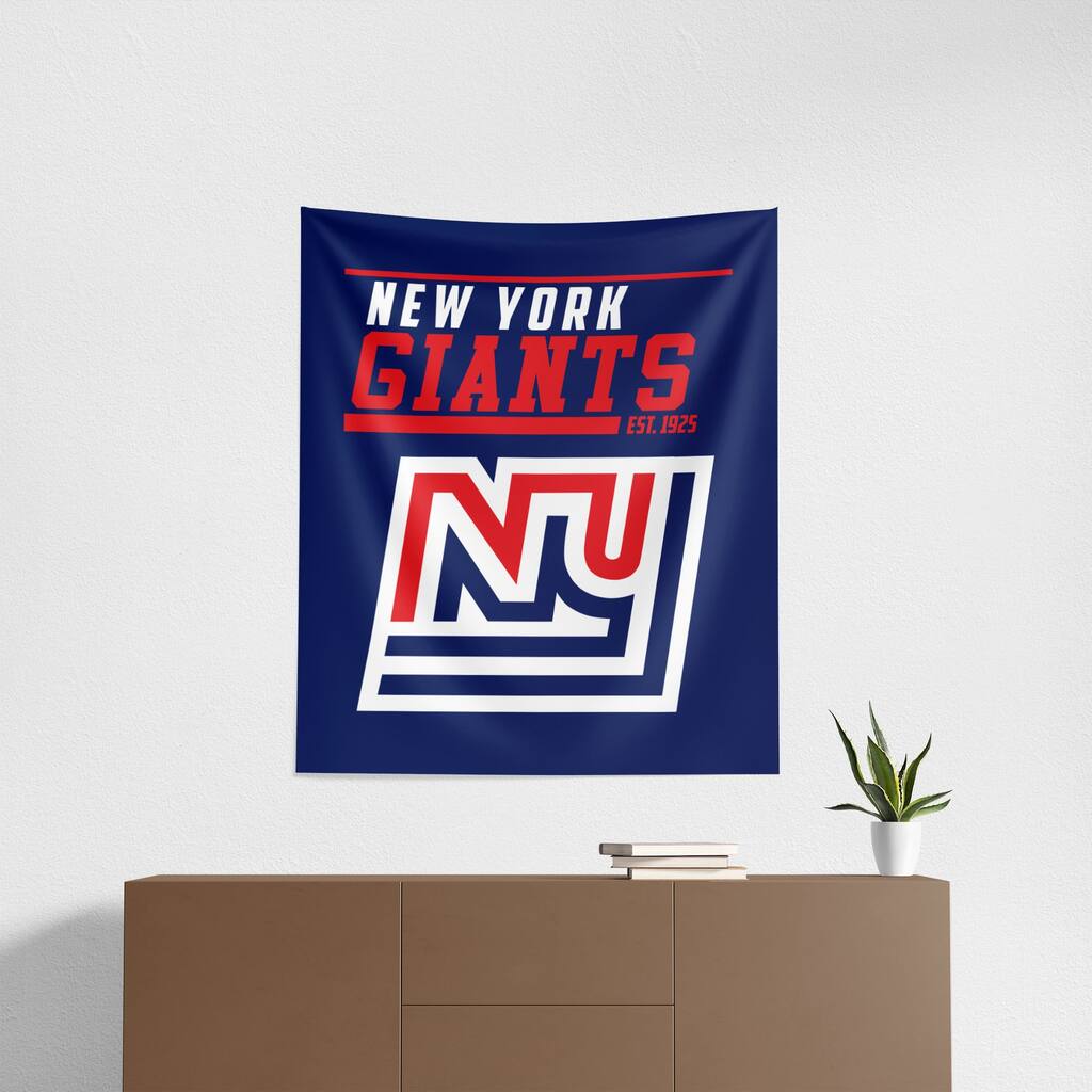 NFL New York Giants 40 YD Dash Legacy Wall Hanging - 34"x40"