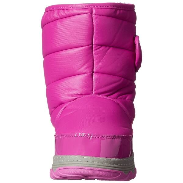 Shop Khombu Girls Magic Ankle Snow Boots Fuchsia Size 8 M Us