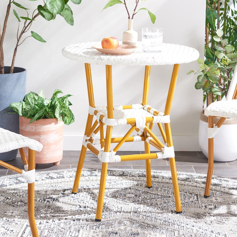 SAFAVIEH Marin Bistro Table - 24Wx24Dx29H - White