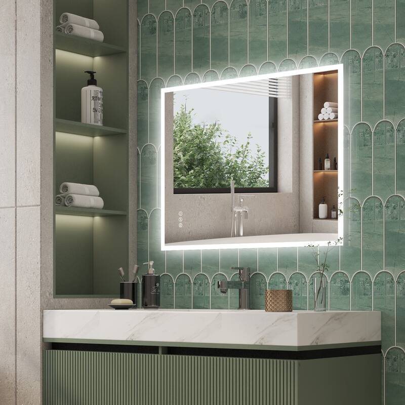 Modern Wall Mounted LED Bathroom mirror