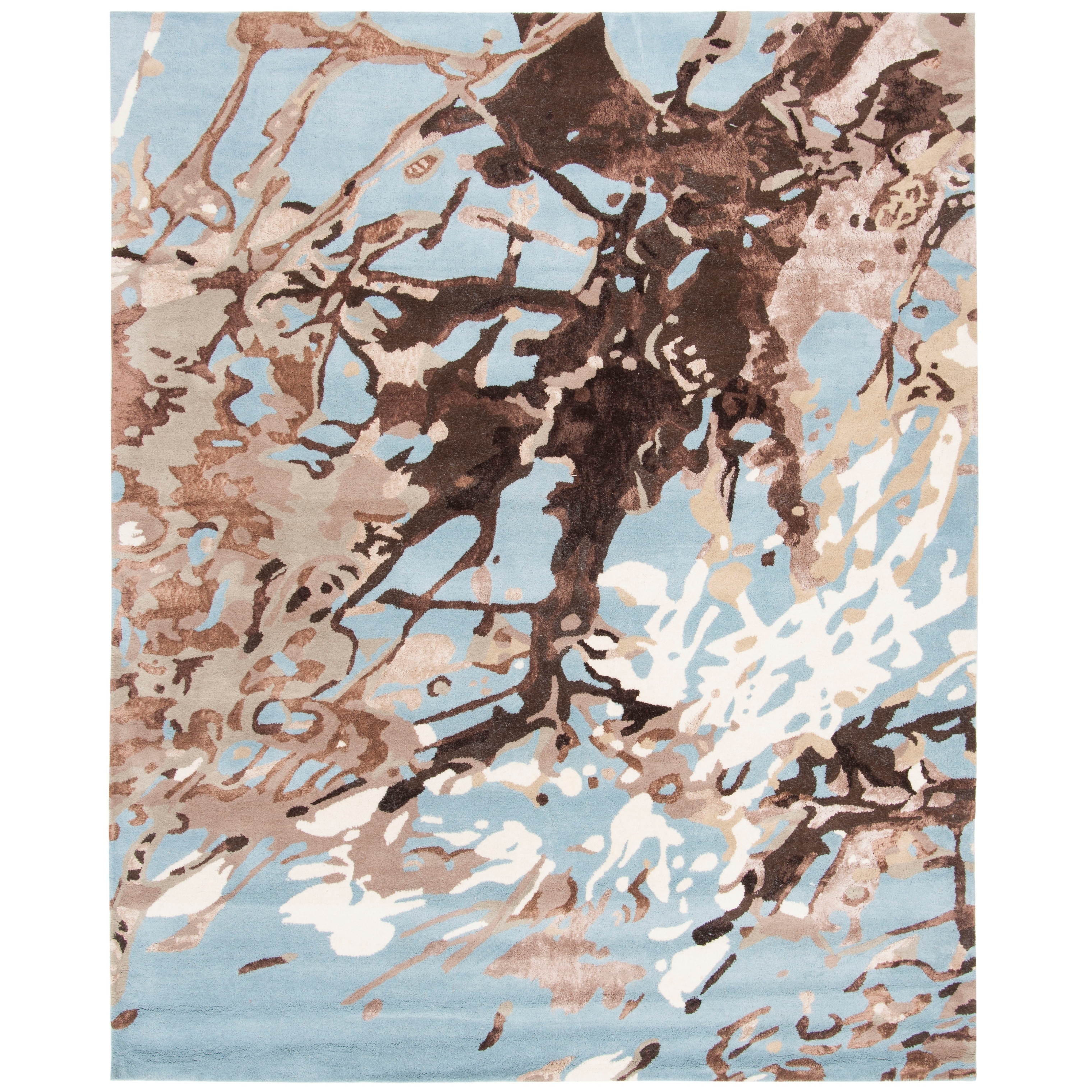 SAFAVIEH Handmade Soho Pintea Modern Abstract Wool Rug