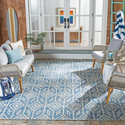SAFAVIEH Courtyard Isola Indoor/ Outdoor Waterproof Patio Backyard Rug