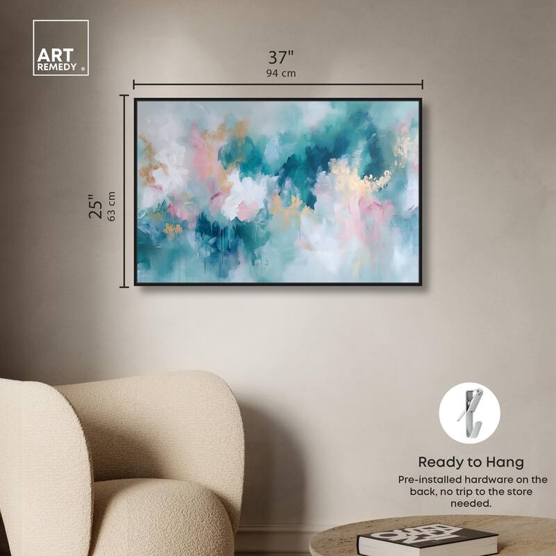 Emerald Sky Canvas by Art Remedy