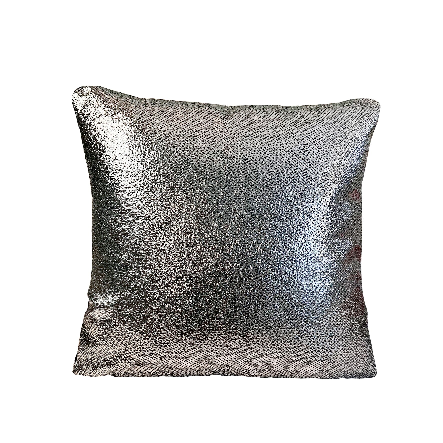 Violet Linen Marvelous Sparkle Pattern 18 Inch x 18 Inch Square Decorative Accent Throw Pillow Burgundy