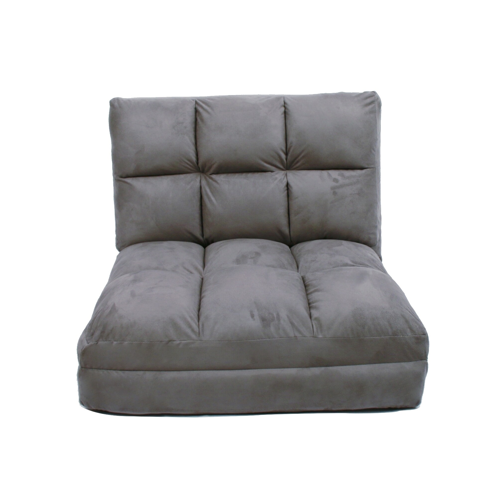 Loungie Microsuede 5 position Convertible Flip Chair Sleeper On