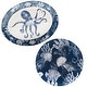 preview thumbnail 1 of 5, Certified International Sea Life Melamine 2-piece Platter Set