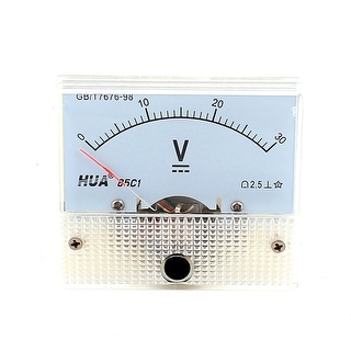 Fielect 85C1 Analog Panel Volt Meter – DC 0-30V, 2.5% Accuracy, For Auto & Electronics - View #2