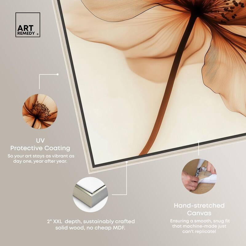 Fragile Elegance I Canvas by Art Remedy