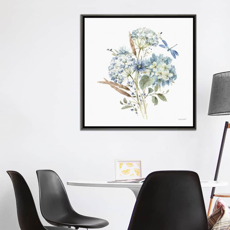 iCanvas "Bohemian Blue VIA" by Lisa Audit Framed
