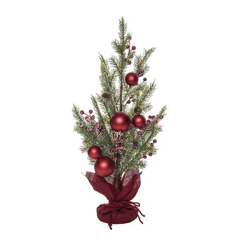 Transpac Artificial 24 in. Multicolored Christmas Berry Holiday Ornament Tree