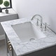 preview thumbnail 63 of 116, Altair Isla Single Bathroom Vanity Set and Aosta White Countertop without Mirror