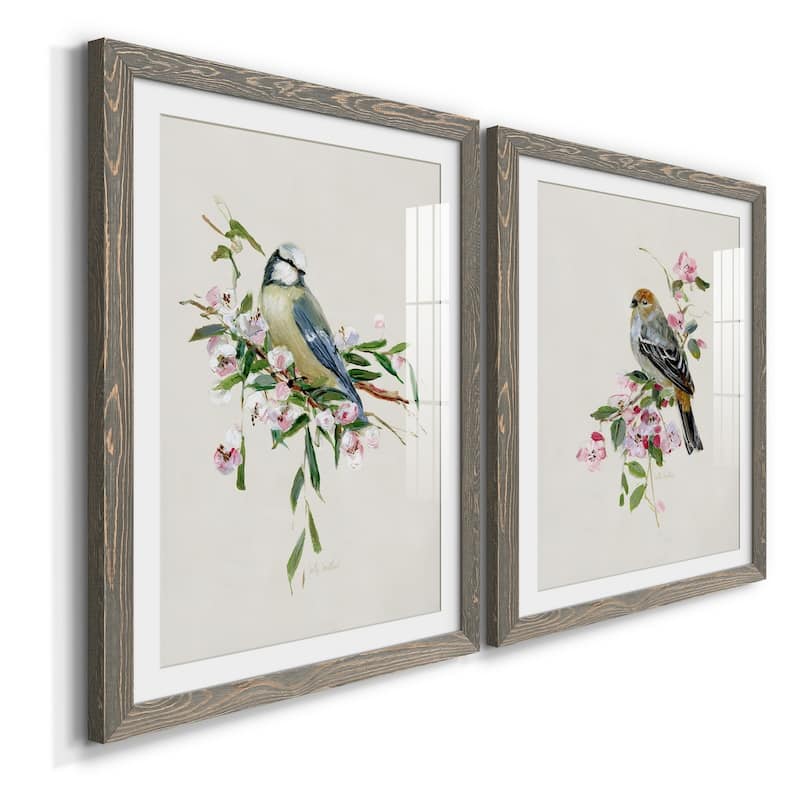 Spring Song Blue Bird-Premium Framed Print - Ready to Hang