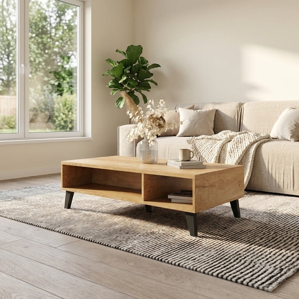Meble Furniture Nord 43-Inch Modern Matte Coffee Table