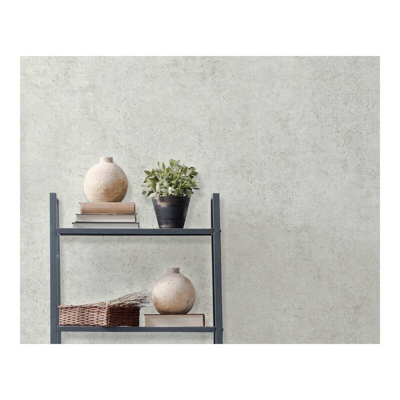 Advantage Joaquin Light Grey Faux Cement Wallpaper - 20.9 x 396 x 0.025