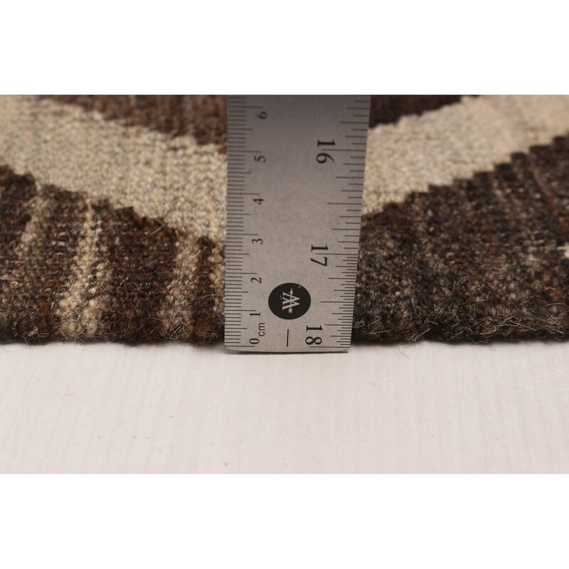 Sivas Brown Kilim 10'6" x 13'8" - 10'6 x 13'8