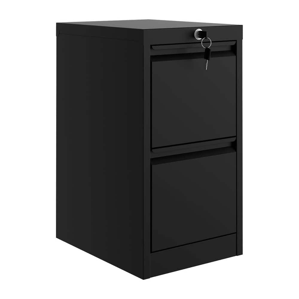Metal File Cabinet with 2-Drawer for Home Office - N/A