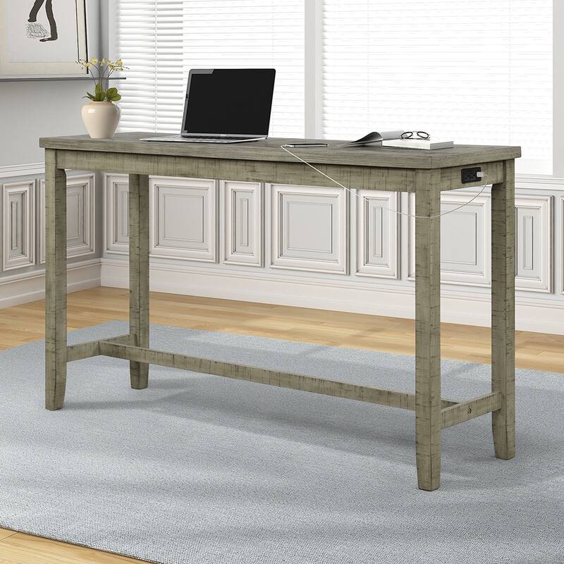 Moda 4 Pieces Counter Height Table with Fabric Padded Stools