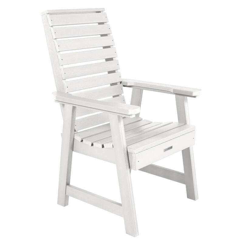 HIGHWOOD Weatherly Dining Height Outdoor Armchair - White