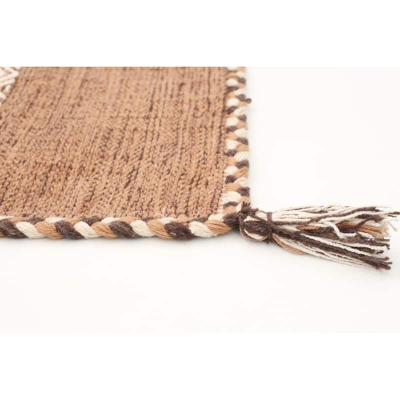 ECARPETGALLERY Arizona Flat-weave Wool Kilim Area Rug