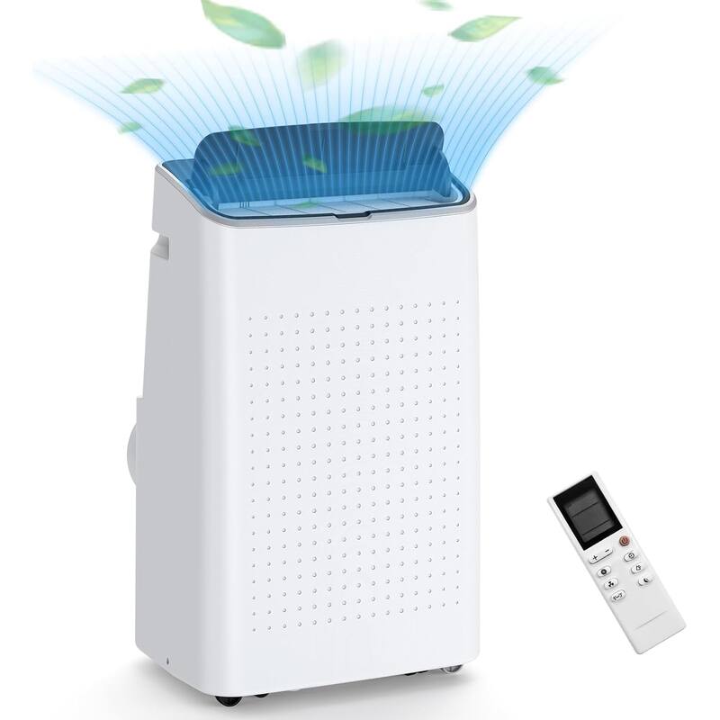 14,000Btu Portable Air Conditioner, Cools up to 750 Sq.ft - White