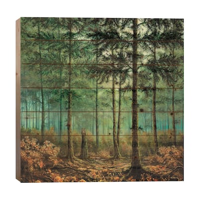 Feels Like Home Print On Wood by ColorByFeliks - Multi-Color