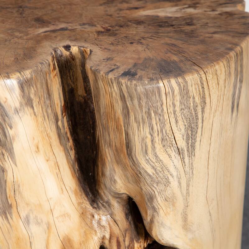 Uttermost Habitat Natural Accent Stool - 16"W x 20"H x 16"D