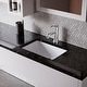 preview thumbnail 10 of 12, Karran Vineyard KBF470 Single-Handle Single Hole Basin Bathroom Faucet with Matching Pop-up Drain