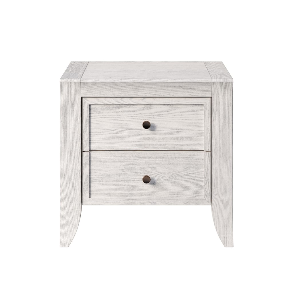 Milk Street Cameo 2 Drawer Nightstand