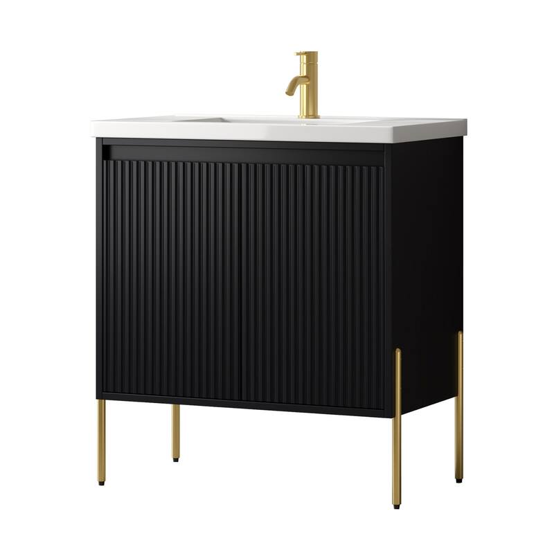 Ripple 30" Single Bathroom Vanity Kit (Assembly Required)