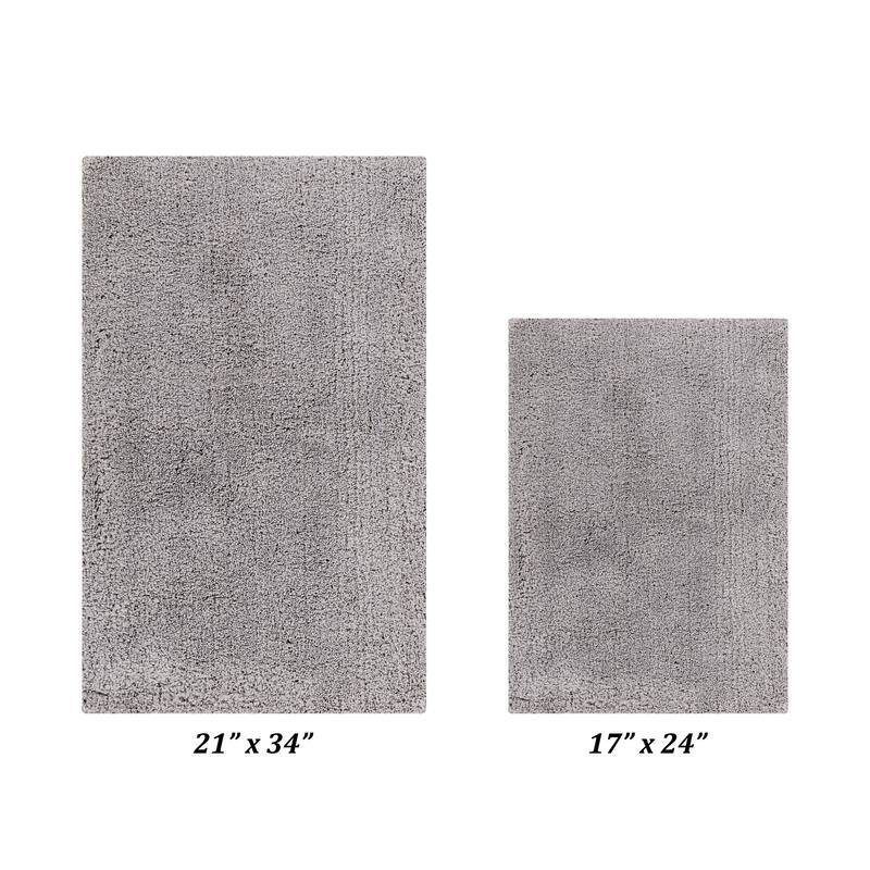 Better Trends Bath Rug Set 100% Micro Polyester Tufted Anti-Skid Latex Backing Bathroom Rugs for Shower, Sink Mats Micro Plush